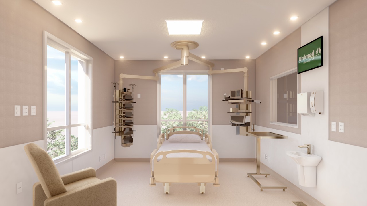 Novos espaços e muito mais conforto: Unimed Nordeste-RS expande UTI do Hospital da Unimed