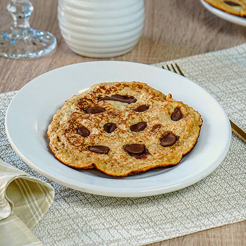 Aprenda a fazer panqueca de cookies com aveia