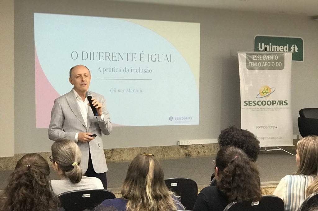 "O diferente é igual – a prática da inclusão": Comitê de Diversidade e Inclusão Unimed promove palestra com Gilmar Marcílio