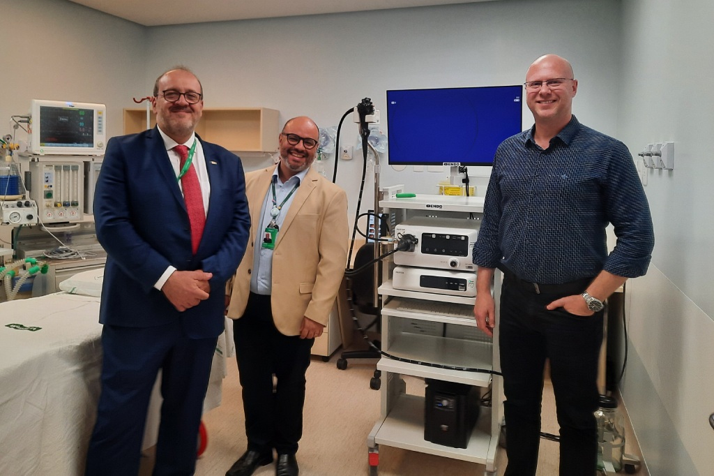 Complexo Hospitalar Unimed recebe 20 equipamentos de endoscopia e torre de processamento de imagem com Inteligência Artificial