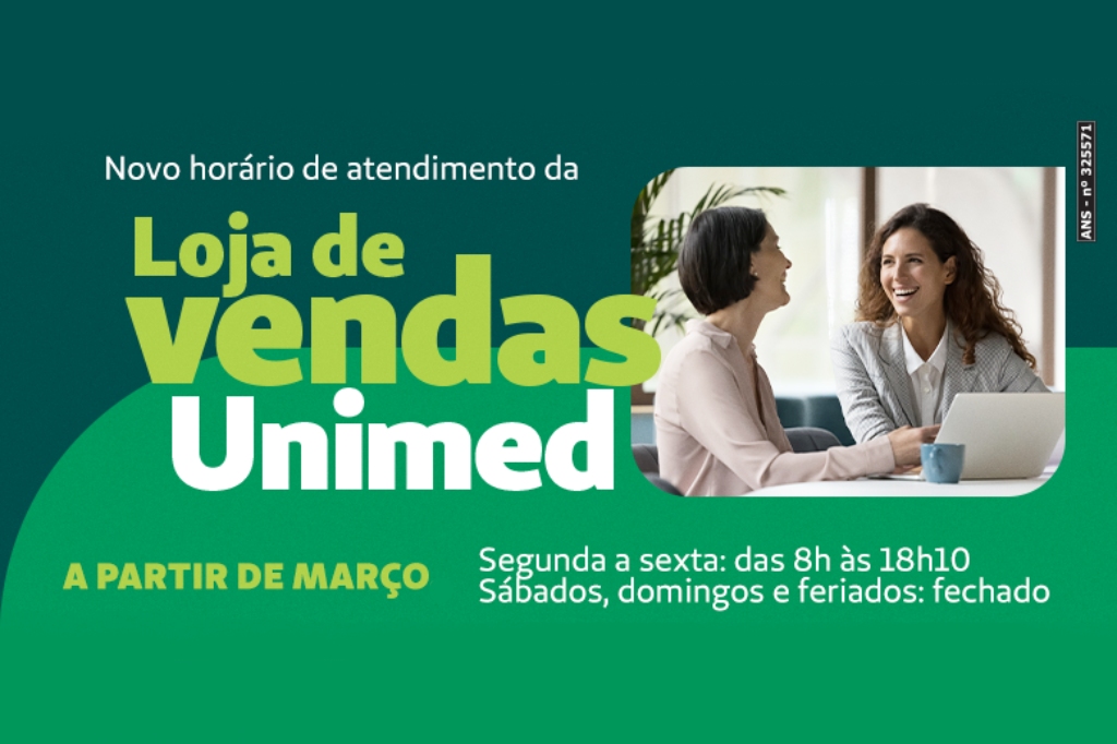 Loja de vendas Unimed em Caxias do Sul tem novo horário de funcionamento