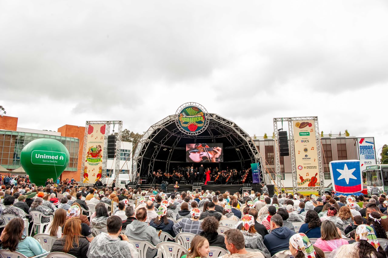 Em manhã de música e tradição, 19º Concerto da Primavera homenageia o Rio Grande do Sul com espetáculo em Caxias do Sul